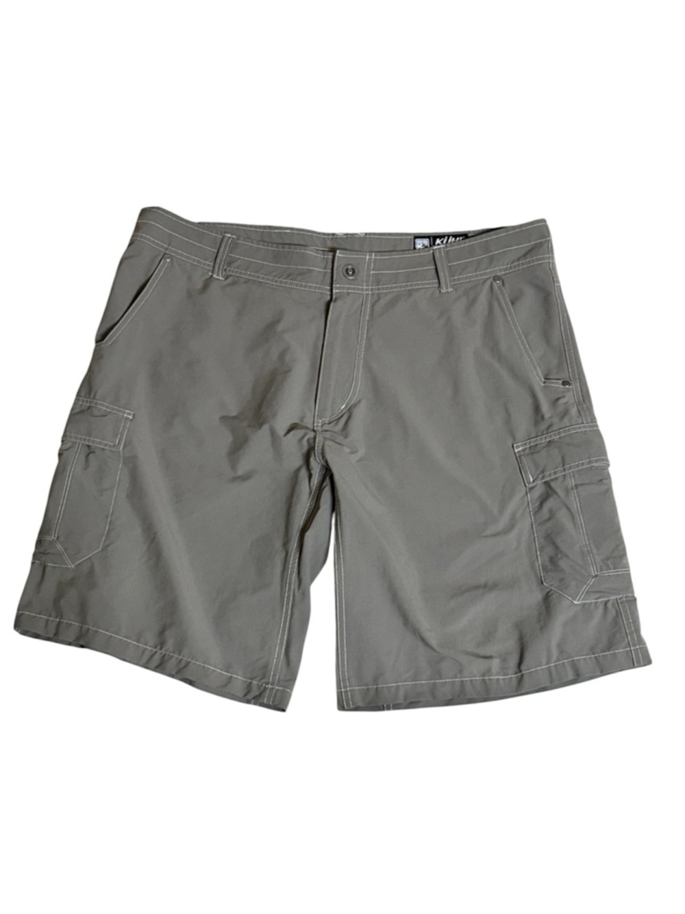 Kuhl Renegade Men’s Shorts Cargo Outdoor Gorpcore 12” Inseam Gray Size: 38